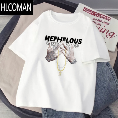 HLCOMAN短袖t恤男2025夏季新款打底ins宽松圆领学生国潮上衣