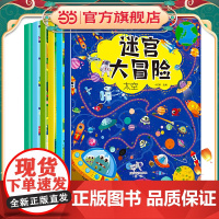 正版童书 迷宫大冒险全6册超大开本版3-6岁专注力训练图画书益智游戏智力开发玩具书籍