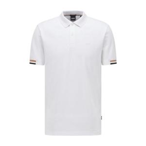 Hugo boss纯棉男士短袖polo衫休闲百搭左胸徽标平针织舒适百搭外套