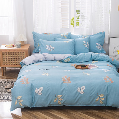 蓝若亭 全棉四件套清风叶语 LRT-FJ1005Y/套
