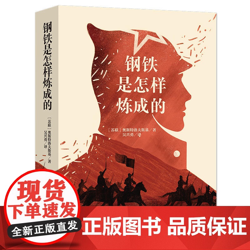 [正版]钢铁是怎样炼成的 中文版全译本原著无删减世界文学名著外国文学课外阅读书 吴兴勇翻译经典新读中央编译出版社