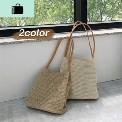 包包女2020韩国沙滩休闲编织单肩水桶包ins春季新款百搭手提包NEW LAKE女士单肩包