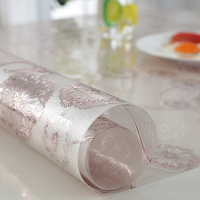 凡轩软玻璃PVC防水桌布餐桌布磨砂软玻璃塑料桌垫免洗茶几垫台布水晶板定制