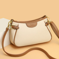 包包女包新款2026斜挎包中年女士撞色小方包时尚单肩包女