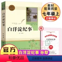 白洋淀纪事 [正版]白洋淀纪事七年级必读书人民教育出版社 中小学 语文 阅读丛书 初中军事小说人教版白洋淀记事文学原著书
