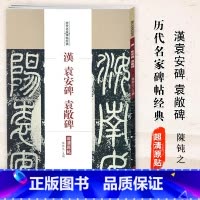[正版]0减40汉袁安碑袁敞碑历代名家碑帖原贴陈钝之主编繁体旁注 东汉篆书毛笔书法学生临摹练习字帖古帖碑帖拓本鉴赏中国