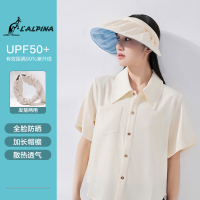 L'ALPINA多维防晒科技贝壳黄金曲面防晒贝壳帽加大帽檐设计帽子