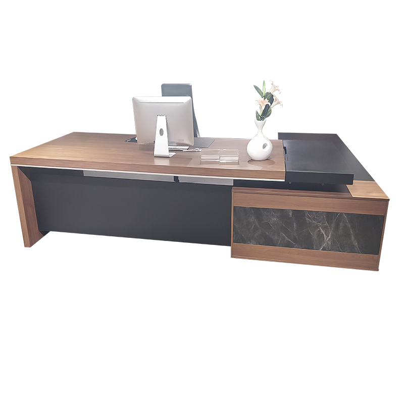 富和美(BNF)66D2802办公家具办公桌老板桌经理桌主管桌办公台总裁台办公桌2800L*2400W*760H