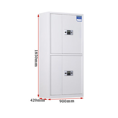 域赢电子保密柜密码锁文件柜铁皮柜办公室指纹锁资料柜档案柜通双节电子密码无抽