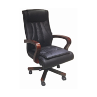 臻远 ZY-DBY-12 传统大班椅可躺升降2 黑 头层黄牛皮