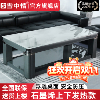 雪中情电暖桌取暖桌电暖炉升降电暖茶几多功能家用客厅烤火桌电烤炉电炉子取暖器电暖器X24V800君临天下1.8米