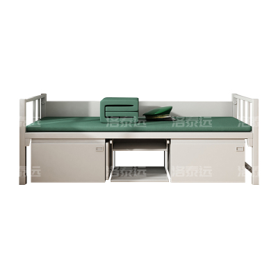 洛泰远 LTY3110745制式营具单人床营房宿舍铁架床钢制组合单人床公寓床含床下柜2000*900*810