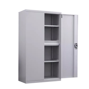 风雷动重型工具柜车间用加厚物件工具储物柜工厂铁皮柜汽修厂零件收纳柜白色四层一抽