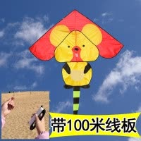 潍坊风筝2020新款可爱鼠风筝 鼠风筝猪微风好飞易飞创意 三维工匠 可爱鼠+22cm塑合金轮+500米线