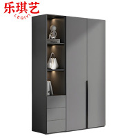 乐琪艺 衣柜 二门+边柜 套