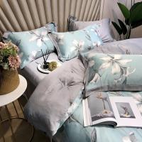 美帮汇单件被套]60支简约夏季春秋1.5米1.8m床被罩床上用品