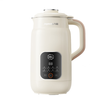 九阳Joyoung无网研磨玻璃杯体快速制浆果蔬豆浆机浅色系轻巧设计2-3人家庭使用