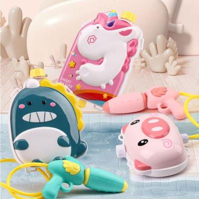儿童小猪背包水枪玩具男孩女孩大号夏天沙滩打水仗神器戏水枪互动