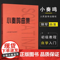 小奏鸣曲集 音乐书籍钢琴教材人音红皮书钢琴曲集入门教程舒伯特巴赫贝多芬莫扎特克列门蒂大调前奏曲人民音乐出版社
