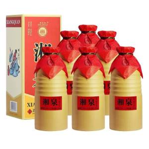 酒鬼酒 20-21年湘泉盒优 54度 500ml*6瓶 馥郁香型白酒 口粮酒