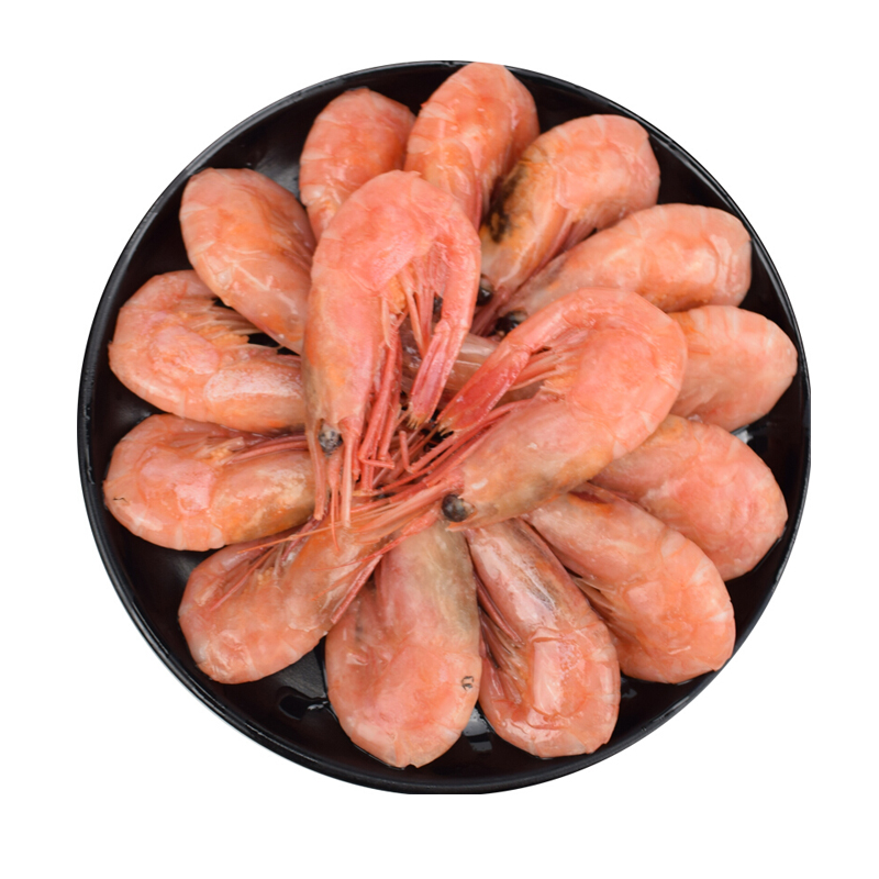 拼团:禧美海产 熟冻加拿大北极虾200g 25-30只 袋装 海鲜水产