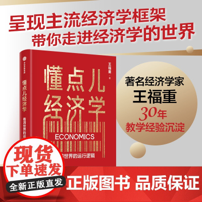 懂点儿经济学 看清世界的运行逻辑 王福重著 著名经济学家王福重 30年教学经验沉淀 带你走进经济学世界