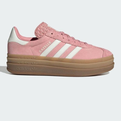ADIDAS阿迪达斯三叶草休闲鞋GAZELLE BOLD W低帮厚底女鞋JS3903 C