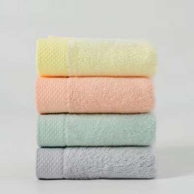 优品尚竹竹纤维彩虹中巾单条YZ-2001条