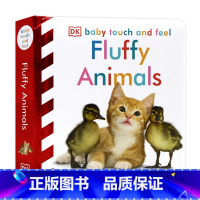 [正版]DK出品毛茸茸的动物英文原版绘本 Baby Touch and Feel Fluffy Animals 幼儿英