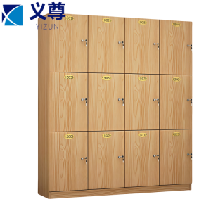 义尊 木质更衣柜 3层12门 台