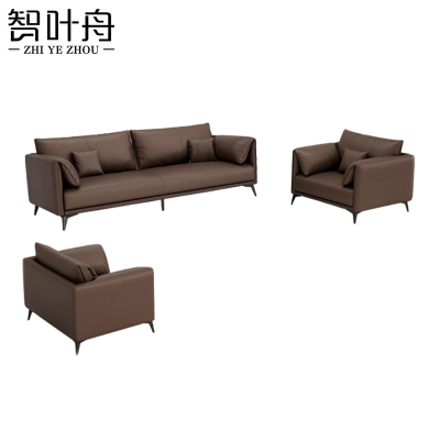 智叶舟接待沙发组合250*85*85cm(4+1+1)套