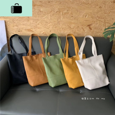 极简主义新款欧美潮时尚托特包女软皮手提单肩大包简约子母包潮NEW LAKE女士单肩包