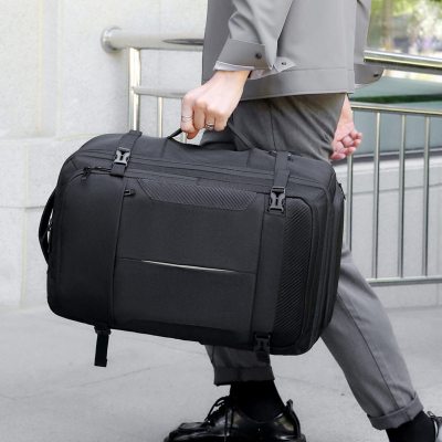 大容量商务旅行出差通勤夜光防水干湿分离鞋仓扩容扩展充电脑背包