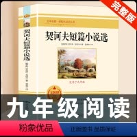 [配套人教版]契诃夫短篇小说选 [正版]九年级下册必读6册简爱儒林外史我是猫格列佛游记契诃夫短篇小说围城人民教育出版社初