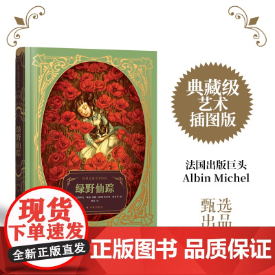 绿野仙踪法国百年艺术出版社甄选出品新派插画大师手绘全彩插图典藏级装帧附赠有声书经典童话书籍学生寒暑假阅读译林出版