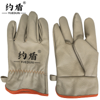 约盾 短牛皮电焊手套 H703/双