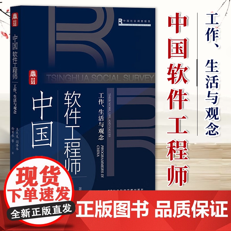 中国软件工程师 工作、生活与观念 王天夫 等 正版书籍 店 社会科学文献出版社 9787522830803