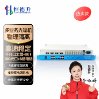 恒德升 运动/户外配件 10G光口综合业务光端机HDS-A059SCJ3630GD-8P8E1B 1对