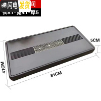 三维工匠整块黑檀实木功夫茶盘家用简约茶具长方形小号型茶海茶台托盘原木 游戏人间81cm长*41cm宽*5厚