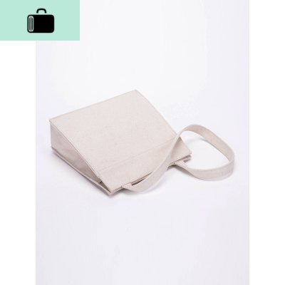 潮复古港风手提包包女新款单肩帆布小方包NEW LAKE