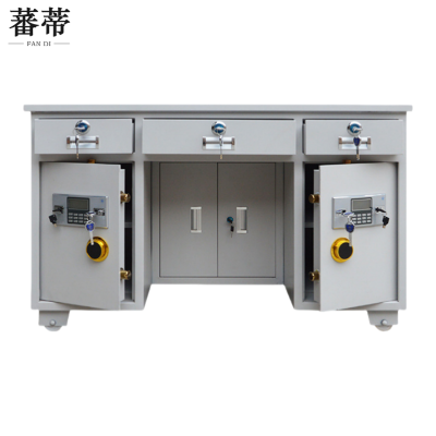 蕃蒂电子保险桌1.3米双柜 张