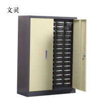 文灵文件柜零件整理柜抽屉式分类75抽透明带门小号抽屉