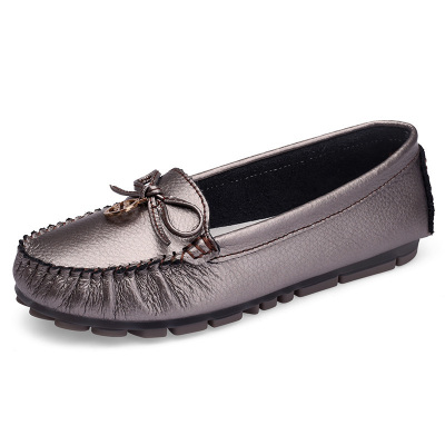 强人3515女鞋浅口平底豆豆鞋透气便捷软面软底休闲女单鞋