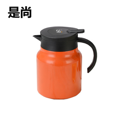 是尚 316不锈钢智能显温保温壶焖烧泡茶壶