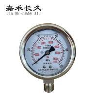 嘉禾长久 不锈钢耐震压力表 YN60BF 0-100MPA 块