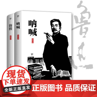 呐喊+彷徨 共2册套装 鲁迅短篇小说集 课外阅读读物 鲁迅文学小说作品集 现当代文学散文随笔 中国当代文学精选青少年中小