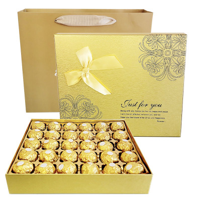 费列罗榛果威化巧克力30粒纸盒七夕情人节送礼盒装