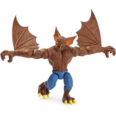 SpinMaster4英寸10.5cm蝙蝠侠超人可动公仔模型玩具男孩儿童人蝠