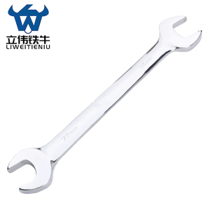 立伟铁牛镜面双开扳手22×24mm/把