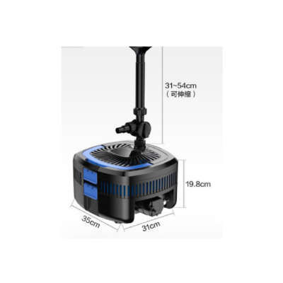 鱼池喷泉泵小型池塘过滤器UV灯室内鱼池喷泉装饰鱼池循环假山喷泉